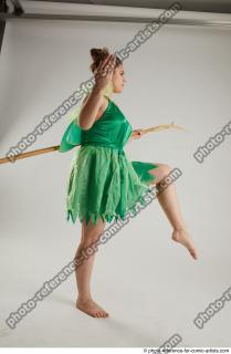 KATERINA STANDING POSE WITH SPEAR